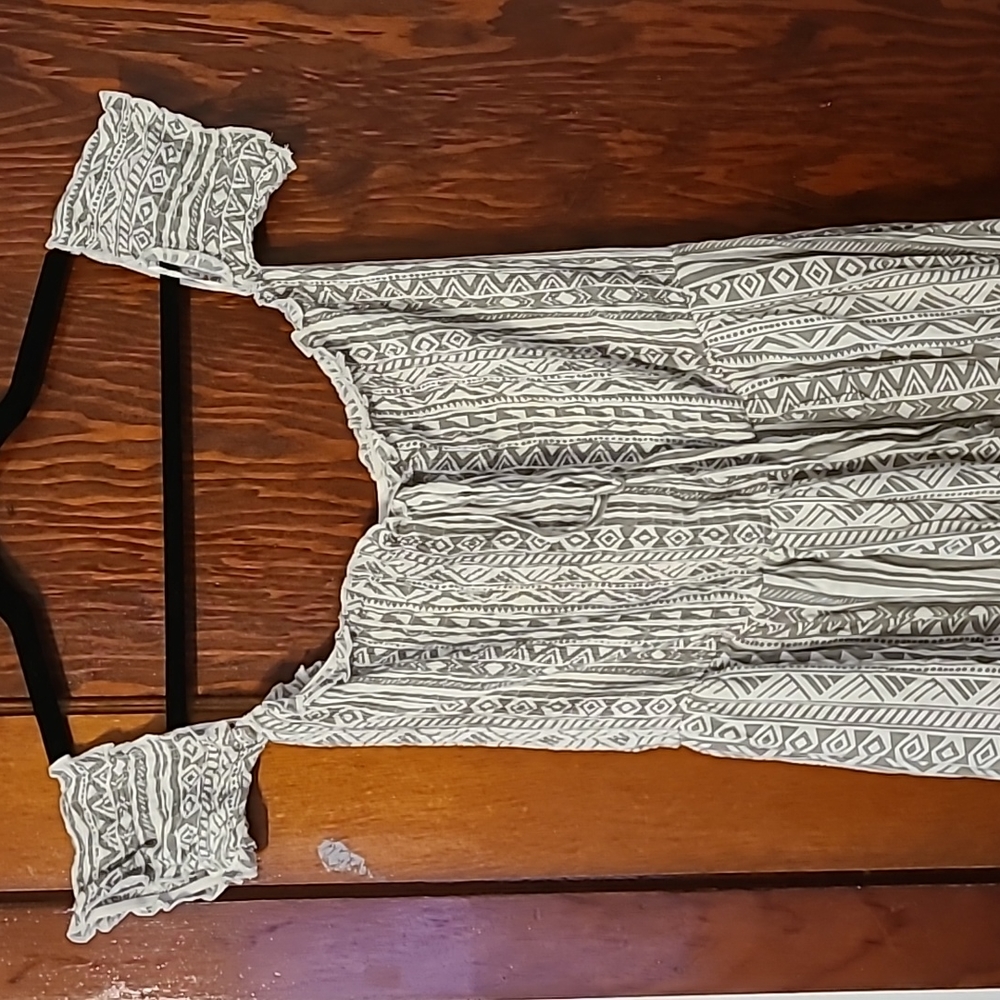 Off the shoulder high low dress